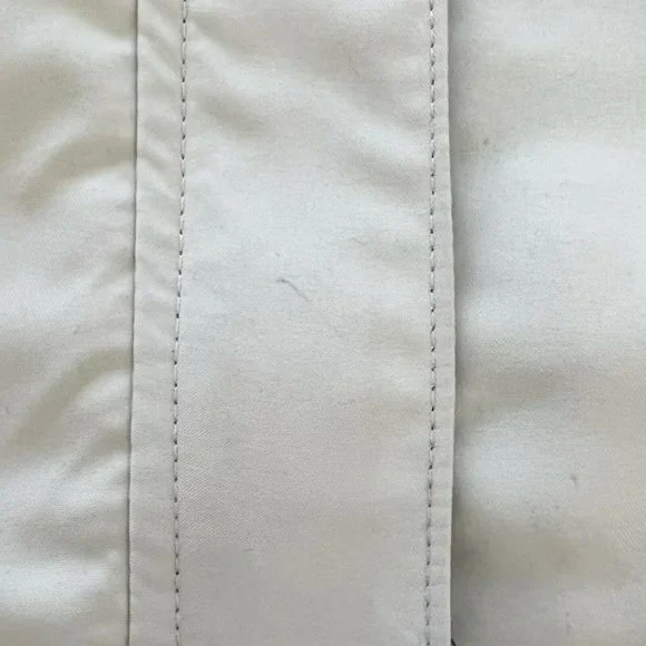 Nike Golf Womens Long Sleeves Full Zip Mock Neck Windbreaker Jacket Size S Cream - Picture 9 of 12